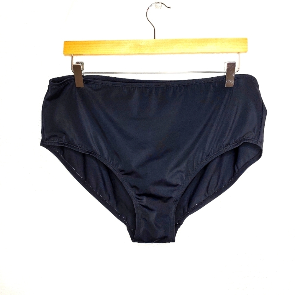 Three piece swim bottoms bundle. Size 2X/1X. Black. - Picture 2 of 12